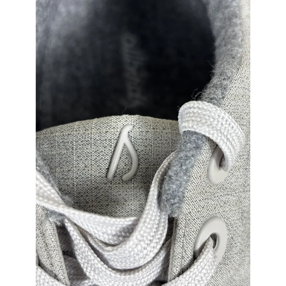 Allbirds Wool Pipers Sneakers Mens 12 Gray‎ Wool Lace Up Comfort Casual
